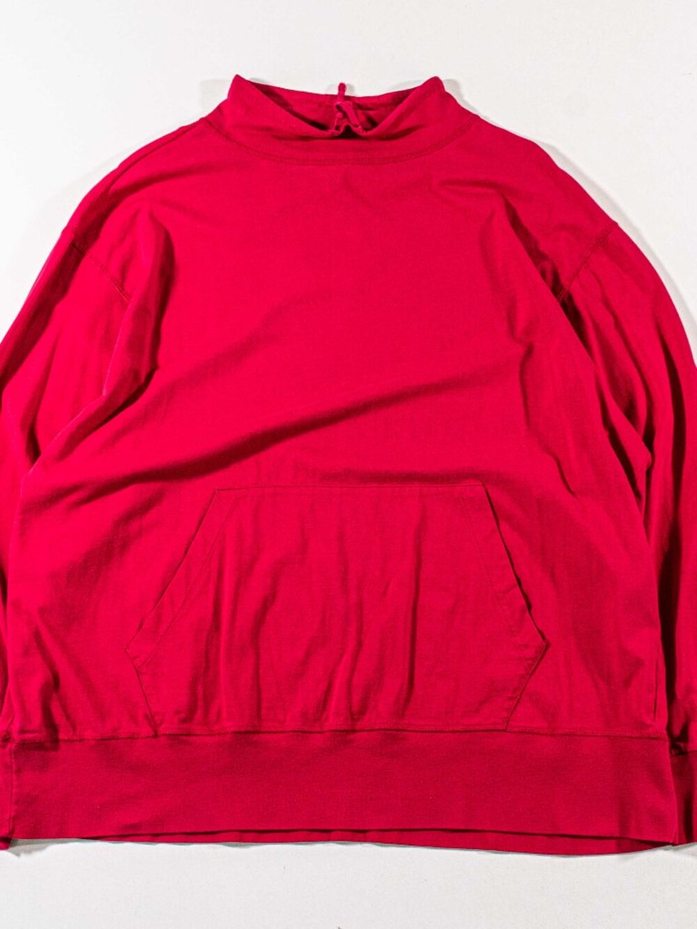 Vintage Polo Sport Ralph Lauren Mock Neck Sweatshirt Pullover 90s Medium VTG Lo